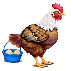 Cartoon Mother Hen Png Kvv PNG Image