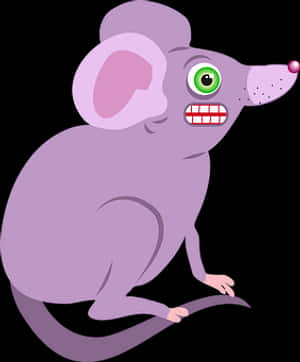 Cartoon Mouse Illustration PNG image with transparent background