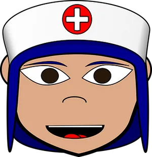 Cartoon Nurse Character PNG Image