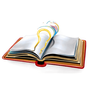 Cartoon Open Book PNG aaj PNG image with transparent background