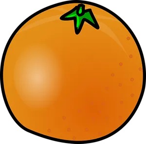 Cartoon Orange Illustration PNG Image