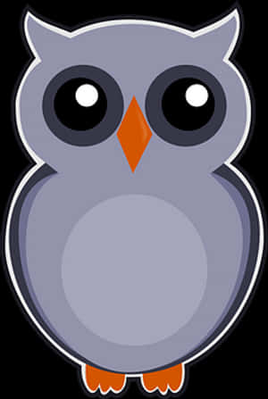 Cartoon Owl Illustration PNG image with transparent background
