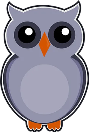 Cartoon Owl Illustration PNG Image