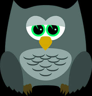 Cartoon_ Owl_ Vector_ Graphic PNG image with transparent background