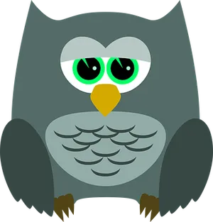 Cartoon_ Owl_ Vector_ Graphic PNG Image