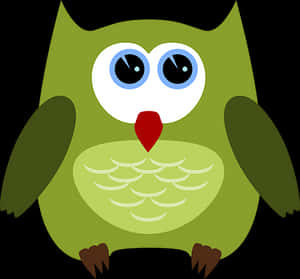 Cartoon_ Owl_ Vector_ Illustration PNG image with transparent background