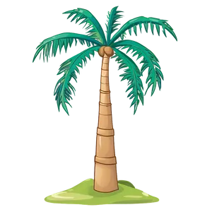 Cartoon Palm Tree Clipart Png Spt6 PNG Image