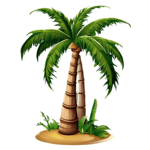 Cartoon Palm Tree PNG bpq87 PNG image with transparent background