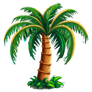 Cartoon Palm Tree PNG lkb PNG