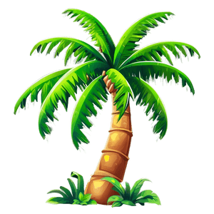 Cartoon Palm Tree PNG pgw PNG