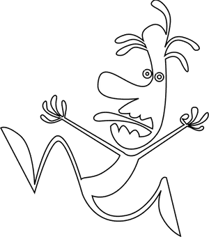 Free Cliparts Download Clip - Panic Black And White, HD Png Download PNG image with transparent background