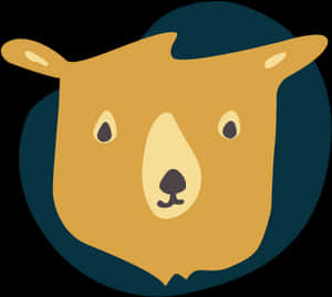 Cartoon Party Hat Wombat PNG with transparent background