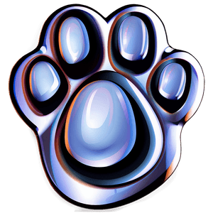 Cartoon Paw Print PNG 05042024 PNG image with transparent background