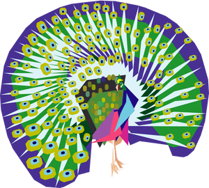 Cartoon Peacock Svg Clip Arts - Cartoon Peacock, HD Png Download PNG image with transparent background