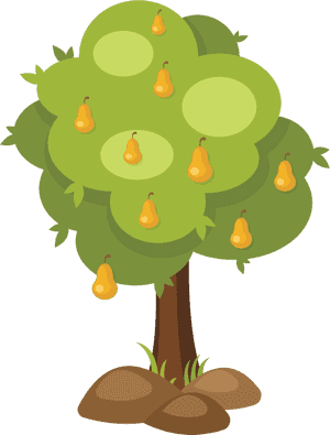 Plant,flower,leaf - Pear Tree Clipart Png, Transparent Png PNG with transparent background