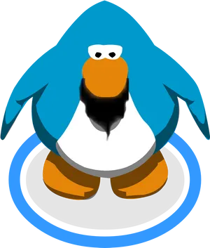 Cartoon Penguin Character PNG Image