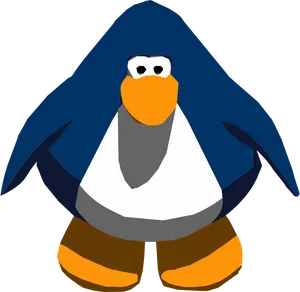 Cartoon Penguin Character Illustration PNG Image