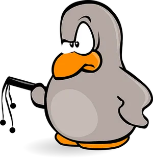 Cartoon Penguin Character PNG Image