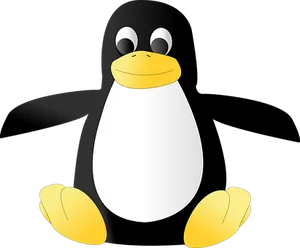 Cartoon Penguin Graphic PNG Image