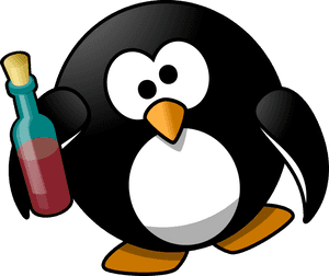 Flightless Bird,beak,bird - Drunk Penguin, HD Png Download PNG image with transparent background