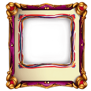Cartoon Picture Frame PNG opp86 PNG