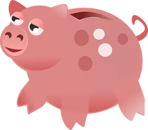 Cartoon Pig Illustration PNG Image