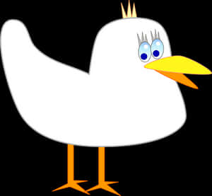 Cartoon Pigeon Standing PNG image with transparent background