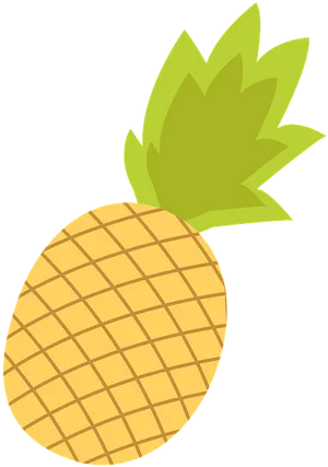 Cartoon Pineapple Graphic PNG Image