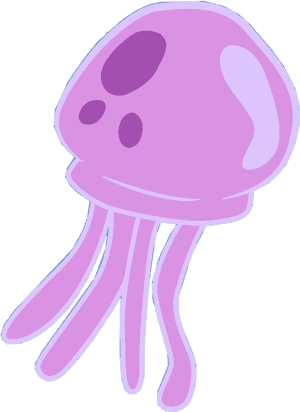 Clip Art - Spongebob Jellyfish Png, Transparent PNG with transparent background