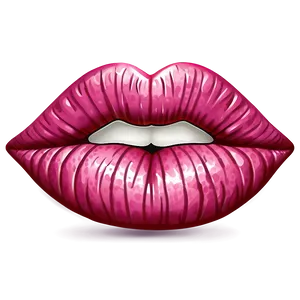 Cartoon Pink Lips Png Wnp PNG Image