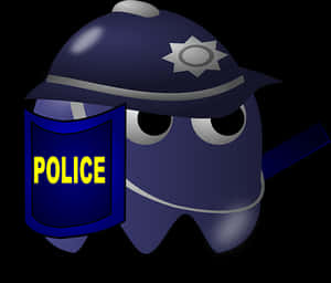 Cartoon Police Character PNG image with transparent background