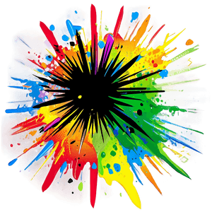 Cartoon Pop Explosion Effect PNG qym72 PNG with transparent background