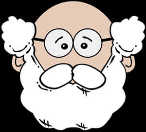 Cartoon Professor Character PNG image with transparent background