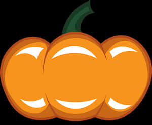 Cartoon Pumpkin Graphic PNG image with transparent background