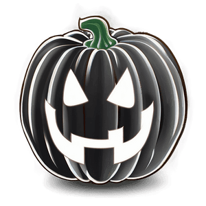 Cartoon Pumpkin Outline Illustration PNG vyd PNG
