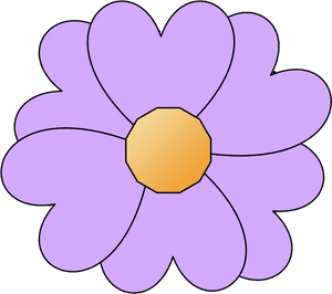 Simple Purple Flower, HD Png Download PNG image with transparent background