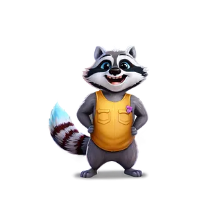 Cartoon Raccoon Character Png 14 PNG Image