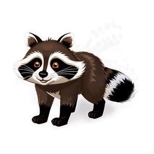 Cartoon Raccoon Character PNG 90 PNG image with transparent background