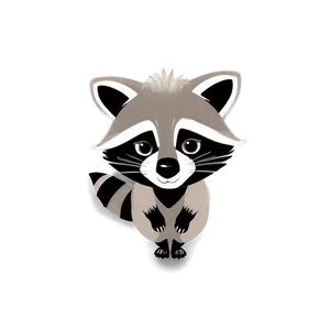 Cartoon Raccoon Character Png Tka20 PNG Image