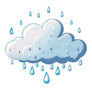Cartoon Rain Cloud PNG 21 PNG