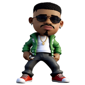 Cartoon Rapper Figure PNG 06112024 PNG image with transparent background