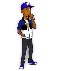 Cartoon Rapper Figure Png 12 PNG Image