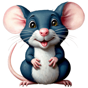 Cartoon Rat PNG cur92 PNG image with transparent background