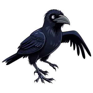 Cartoon Raven Character Png Mgs PNG Image