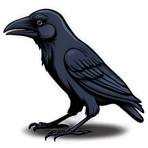 Cartoon Raven PNG 29 PNG image with transparent background