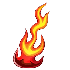 Cartoon Red Fire Png 06252024 PNG Image