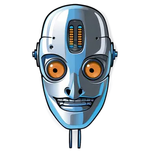 Cartoon Robot Head Png 64 PNG Image