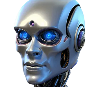 Cartoon Robot Head Png Pae PNG Image