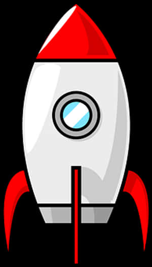 Cartoon Rocket Clipart PNG image with transparent background