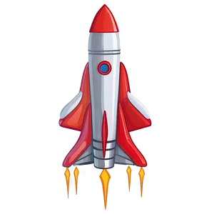 Cartoon Rocket Png 06252024 PNG Image